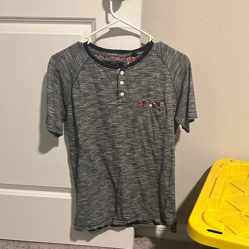 Heritage Gray and Black Kids Tee